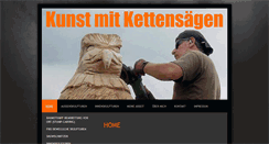 Desktop Screenshot of kunstmitkettensaegen.de