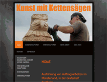 Tablet Screenshot of kunstmitkettensaegen.de